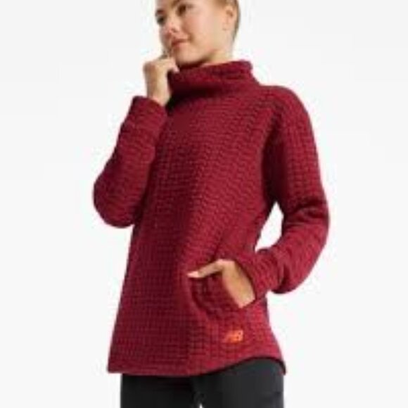 NEW BALANCE Garnet Heatloft Funnel Neck Tunic Women's Size M - Picture 7 of 11